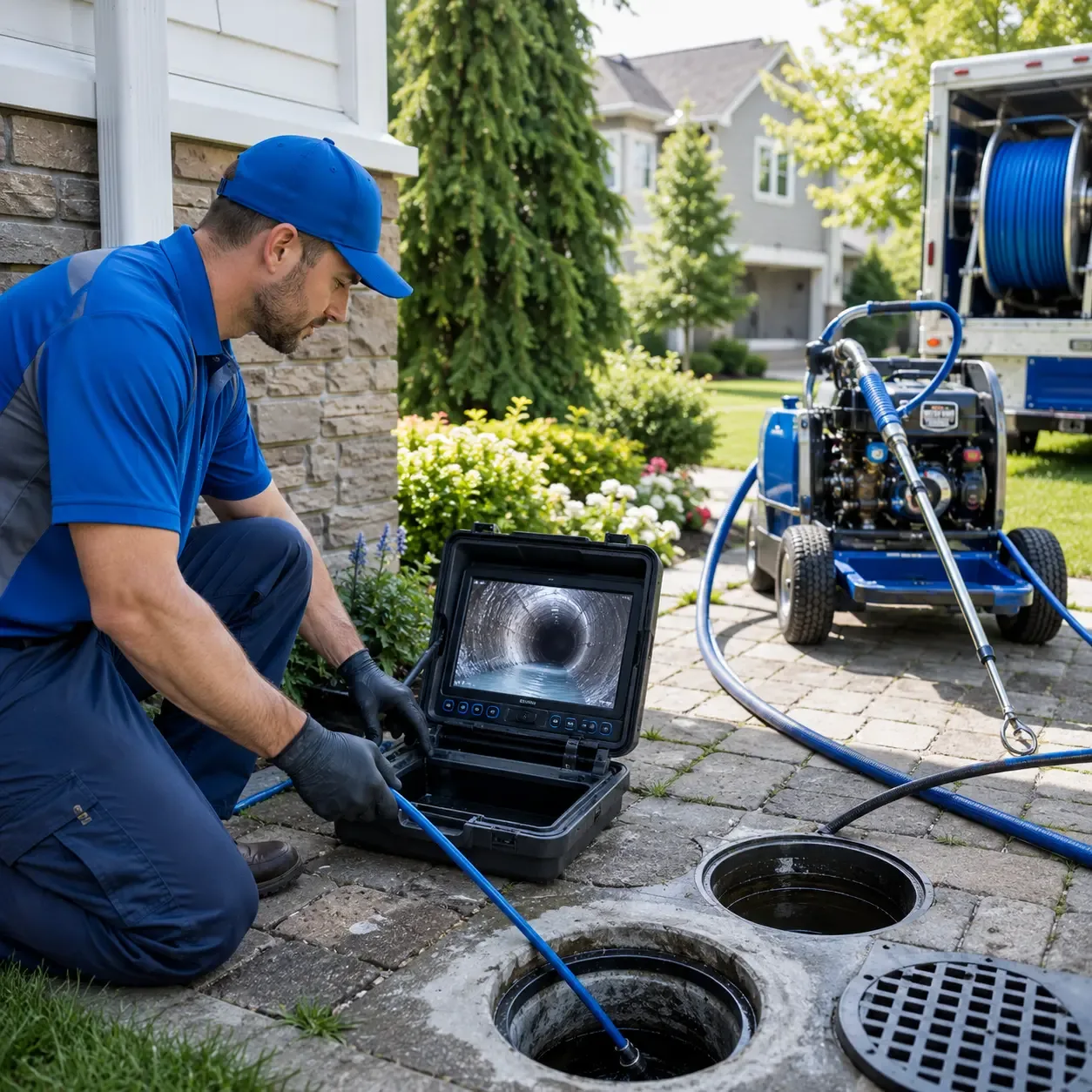 Outdoor drain cleaning professionals serving Hoskinston, KY