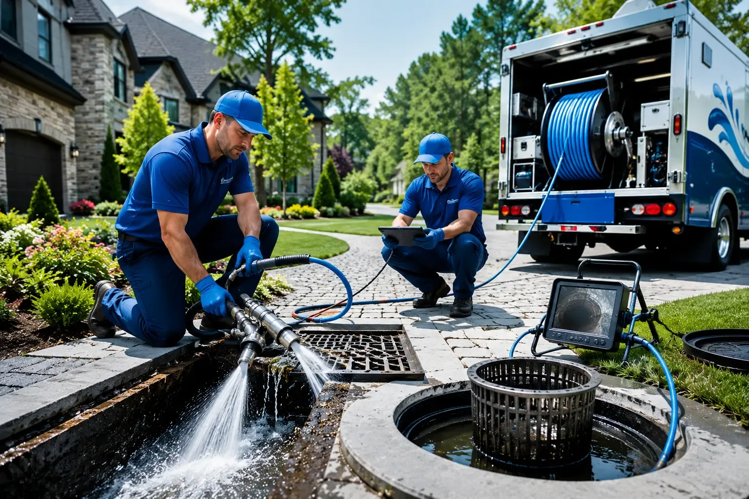 Local outdoor drain cleaning professionals in Hoskinston, KY